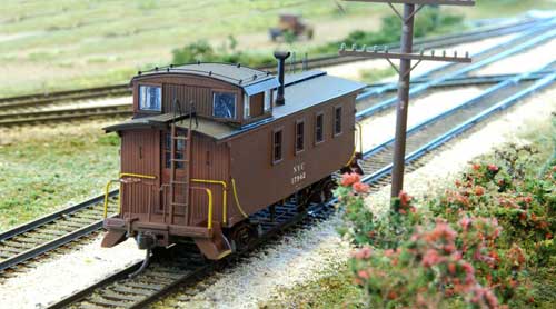 Rich Chrysler's Canada Division NYC 4 Window Wood Caboose